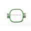High quality Tajima Green Plastic Embroidery Hoops Frames TA324 with Arm Width 360mm Industrial Tubular Frames