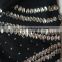 2015 Newest Black Long Sleeve Crystal Manual Nail Beading Bandage Dress Cocktail Party Prom Elegant Bodycon Elegant Luury Dress