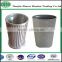 latest recommend cartridge type recycle used drill well strainer/Johnson screen pipe/water well stainless steel wedge filter