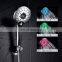 Ceiling Spa Stainless Steel Black Wall Mounted Bathroom High Pressure Rainfall Rain Shower Head