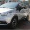 Chrome door visor side window deflector shade sun rain shield silver strips guard for Renault Captur QM3