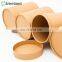 Kraft Paper Box Packaging Round Shape Cylinder Cardboard Can