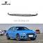 Carbon Fiber S4 Front Bumper Lip for Audi S4 B9 Type 8W A4 Sline Sport Sedan 2020 2021 2pcs/set