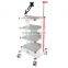 2020 Hot Sale Cheapest Price of OEM Small type Equipment Trolley 4 layers Hospital Computer Trolley for hospital and home use