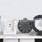 Black And White Ceramic Frame Dinner Plate Tea set With Decoration Vase
