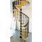 Factory Offer Modern Handrail Designs Stainless Steel Spiral Stairs Interior Staircase With Tread