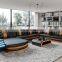 Hot selling living room sofa set furniture sectional Sofa with LED light