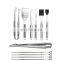 Factory Supply 18pcs Stainless Steel Cooking Commercial Outdoor Grill BBQ Tools Set
