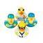 Baby shower water activated bath toys eco friendly toys shower