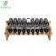 2-Tier Stackable Bamboo Wine Rack Perfect for Bar, Wine Cellar, Basement, Cabinet, Pantry, etc. factory