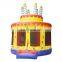 Hot sale birthday cake new inflatable bouncy bounce pvc house