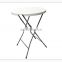 outdoor portable white plastic Round catering bar cocktail wall mounted folding iron table multifunctional folding table frame