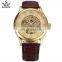 SEWOR T08 Men Automatic Mechanical Movement Wrist Watches Leather Strap Can Custom Logo Business Men Watch