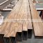 New series Kuwait  market wood effect finish aluminium wooden extrusion powder coating profiles for middle east market