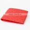 High Quality Red color Genuine Real Ostrich leather Short Wallet for Women