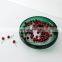 Nordic Modern Green Home Decor Tray Accessories Glazed Glass Decorative Fruit Plate