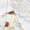 Natural Raw Stone Necklaces Girl Geometric Crystal Pendant Femme Gold Chain Necklaces Druzy Stone Crystal Fine Jewelry For Women