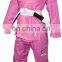 New design 100% cotton custom logo wholesale cotton taekwondo suit karate uniform Plain Stylish Pink Karate Uniforms