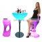 Plastic Furniture Sets /16 Color Changing Bar High Chair Battery Operated Power Color Changing Illuminated Led Tall Bar Chair
