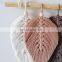 Set Of Eight Leaf Wall Hanging Macrame Room Decor