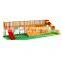 Outdoor playground wooden material for kids playhouse for sale