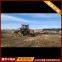 Triangle track chassis tractor modified for paddy fields