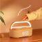Multifunctional 5 in1 Speaker Phone Holder Wireless Charger Night Light Alarm Clock Bluetooth Speaker