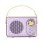 wholesale  portable Small Wireless Speaker Cute Old Fashion Style for Kitchen  Vintage Retro Bluetooth Speaker