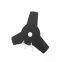 3T Black Grass Trimmer Blades Weed Eater Blade Brush Cutter Blade For Weeding