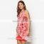 Women casual fashion comfortable dress design with digital printing D316