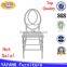 Popular clear commercial dining stacking plastic resin phoneix chair