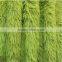 long hair green plush fabric for mattress