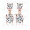 Fine Jewelry Hanging Women's Wedding Shining Earrings