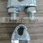 electrical galvanized DIN741 and yellow zinc plated DIN1142 wire rope clip