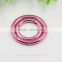 Various type iron decorative metal ring bulk copper metal o ring for handbag in stock