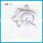 Popular Love Heart Shape Health Care Plastic Measure Tape for body