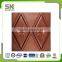 customized decorative soft 3d leather wall panel wall cladding tiles