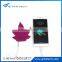 Good Quality Wholesle 2600mah Cute Cartoon PVC Emoji Power Bank Leaf Portable Charger
