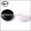 Wholesale Black and White semi-precious stone Engraved Yin Yang Feng Shui Round Palm Stone set