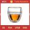 Glass material drinkware egg shaped double glass cup for tea                        
                                                Quality Choice
