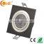 china supplier black lighting ceiling square 3w 9w bridgelux adjustable led ceiling panel light