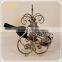 Removable iron swing decorative wine bottle shelf metal wire products