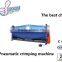 Pneumatic metal crimping machine for pneumatic sheet metal crimping machine