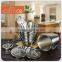 Unique Design Elegance Lines Ice Bucket With Tongs Stainless Steel (Grade 304) Wine Bucket/wine Cooler With Deluxe Mirror Finish