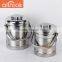 hight quality protable multi-layers keep food warm round food container/food carrier for kids