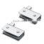 Small size glass clamps stainless steel, glass cabinet door lock