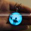 2015 New Fashion Glowing Jewelry, Glowing Pendant Man Behind The Glass art photo glow in the dark necklace