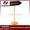 Top selling metal display racks stand Menu Display Stand