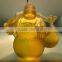 Crystal Liuli Laughing Buddha Sculpture