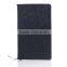ultra black embossed leather notepad/notebook /bookwork